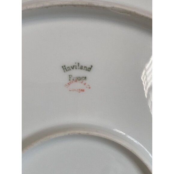 Limoges Hand Painted Porcelain Platter Plate Charger – French Collectible China - Picture 11 of 11